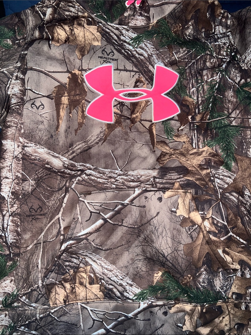 Women’s Under Armour Realtree Camo hoodie with Pink Logo